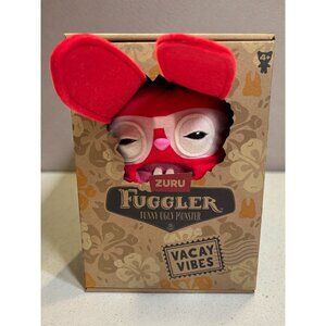 Zuru Fuggler Funny Ugly Monster Vacay Vibes Plush Toy Red W/ Ears For Ages 4+